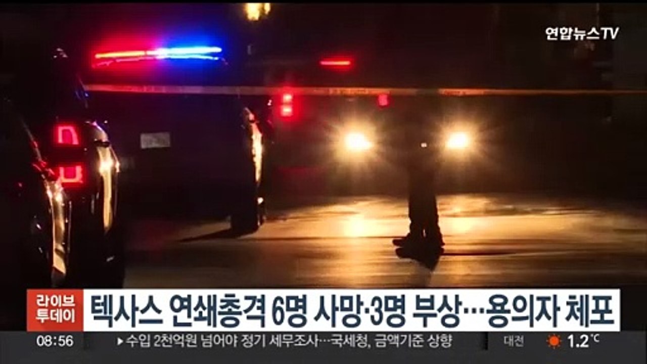 텍사스 연쇄총격 6명 사망·3명 부상…용의자 30대 남성 체포