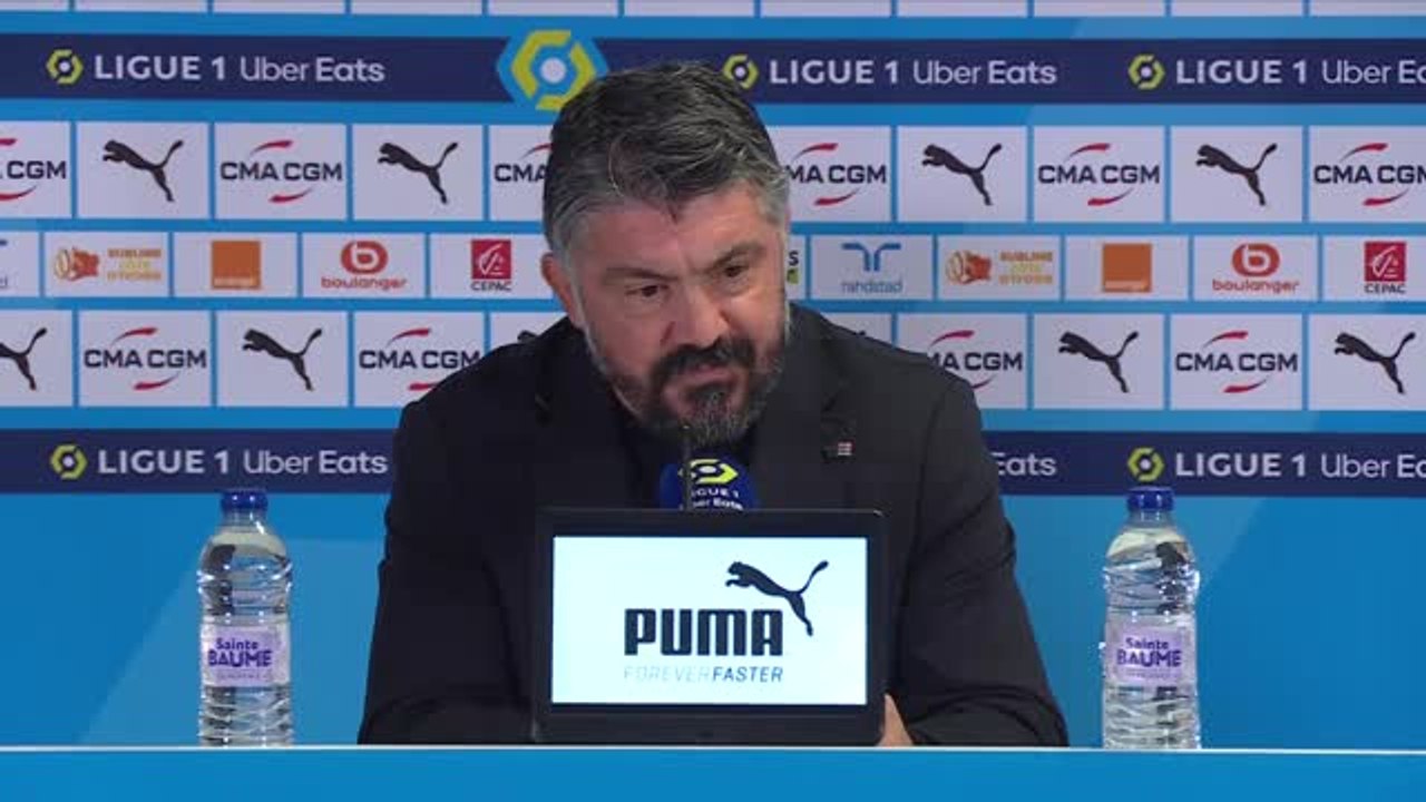 Marseille - Gattuso : "Tous mes joueurs ont fait un grand match"