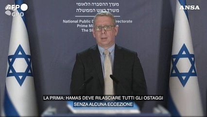 Israele, il governo: "La guerra puo' finire se i leader di Hamas si arrendono"