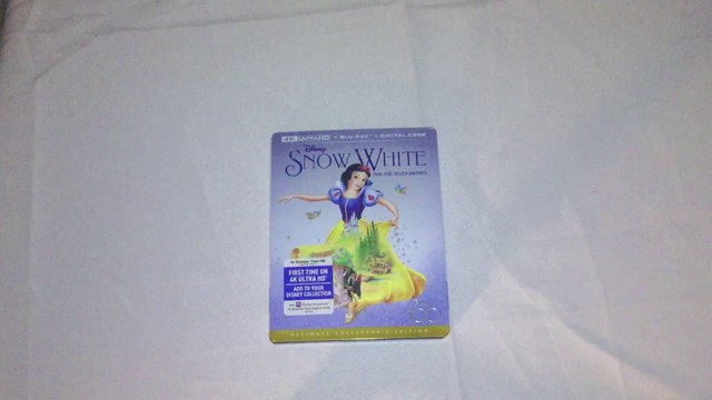 Snow White & the Seven Dwarfs 4K/Blu-Ray/Digital HD Unboxing
