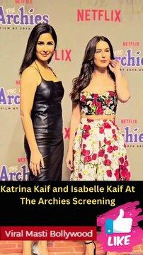 Suhana Khan, Kushi Kapoor, Katrina and Rekha At The Archies Screening Viral Masti Bollywood