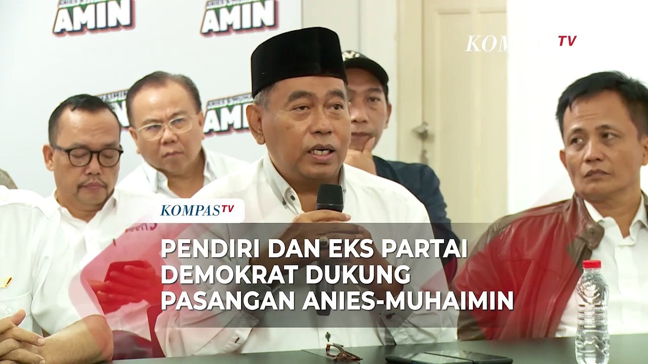 Pendiri dan Eks Partai Demokrat Deklarasi Dukung Anies-Muhaimin