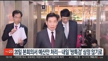 20일 본회의 열고 예산안 처리…내일 '쌍특검 법안' 상정 않기로
