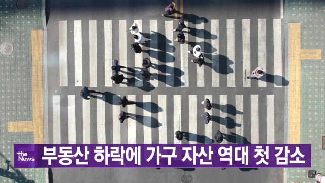 [YTN 실시간뉴스] 부동산 하락에 가구 자산 역대 첫 감소 / YTN