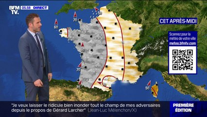 Le temps sera pluvieux à l'Ouest et voilé à l'Est ce jeudi