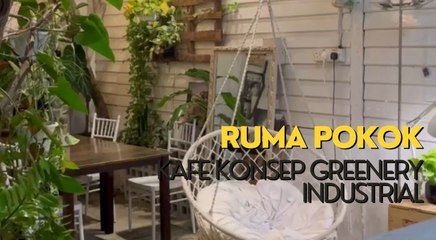 Ruma Pokok Kafe Konsep Greenery
