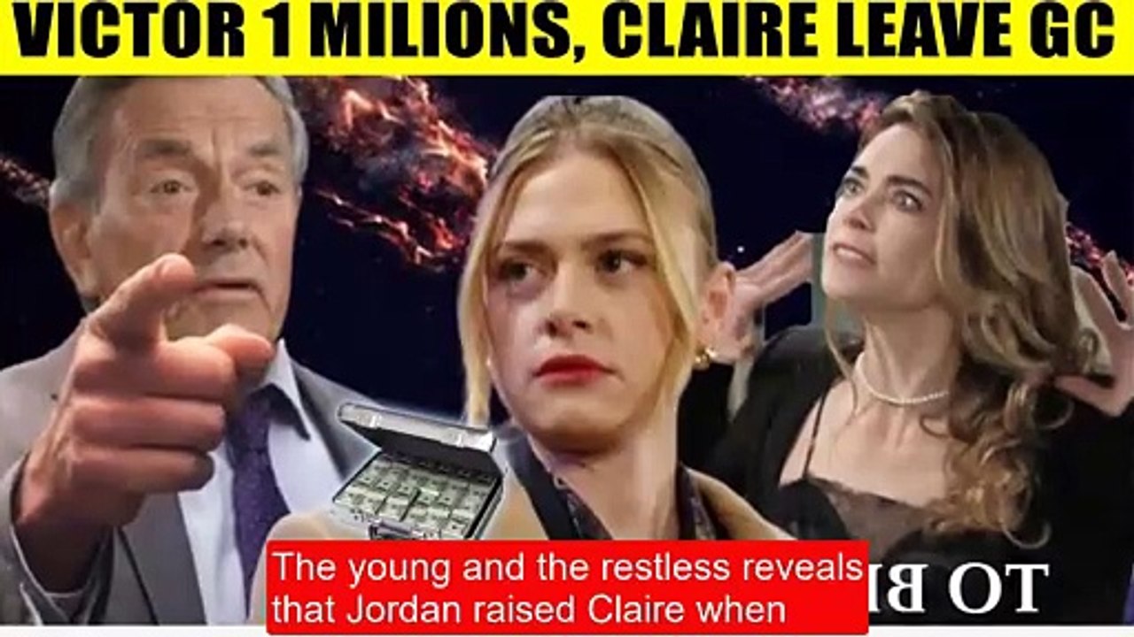 CBS Y&R Spoilers Full Victor wants Claire to leave Genoa - Victoria is angry at