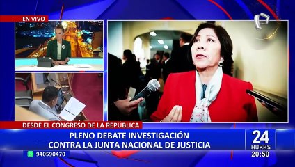 Congreso: Pleno no admite a debate moción para investigar a la JNJ