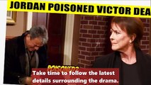 CBS Young And the Restless Jordan poisoned Victor's food - the entire Newman fam
