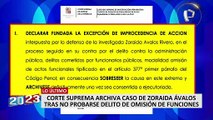 Zoraida Ávalos: PJ archiva investigación en su contra por supuesta omisión de funciones