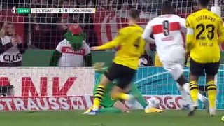 Stuttgart 2-0 Win Over Borussia Dortmund in the DFB Pokal
