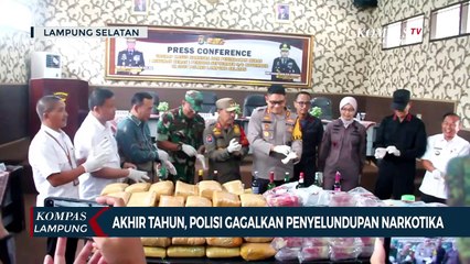Jelang Akhir Tahun, Polisi Gagalkan Penyelundupan Narkotika