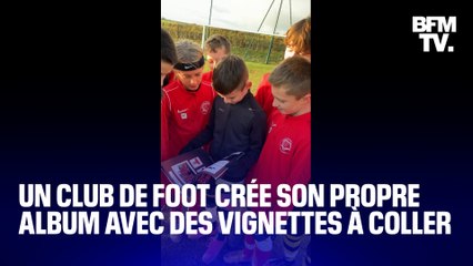 TANGUY DE BFM - Le club de foot de Neufchâtel crée son propre album de vignettes autocollantes