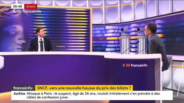 Le ministre des Transports Clément Beaune annonce un gel des tarifs sur les trains Ouigo et Intercités pour 2024
