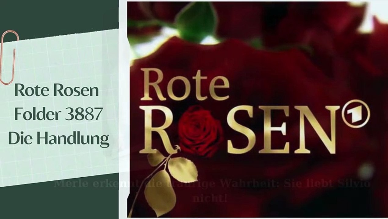 Rote Rosen Folge 3887 Die traurige Wahrheit - Die Handlung