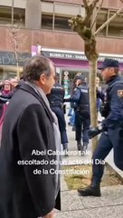 Abel Caballero escoltado