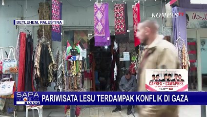 Pariwisata di Kota Betlehem Lesu Terdampak Konflik di Gaza