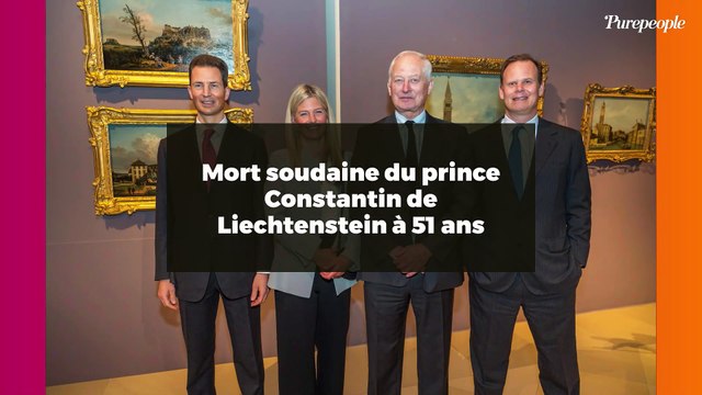 Mort soudaine du prince Constantin de Liechtenstein à 51 ans