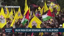 Demo Warga Palestina yang Kecam Serangan Israel di Jalur Gaza