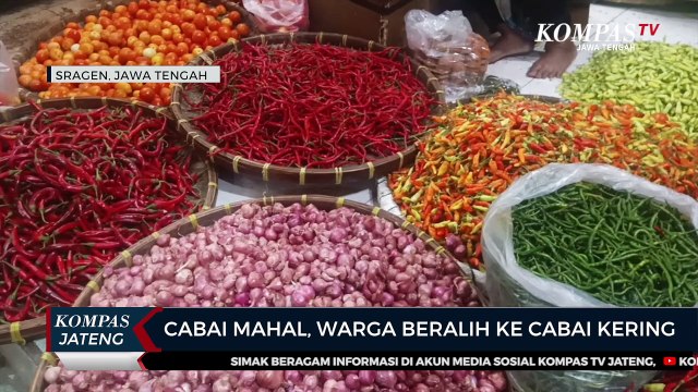 Cabai Mahal, Warga Beralih ke Cabai Kering