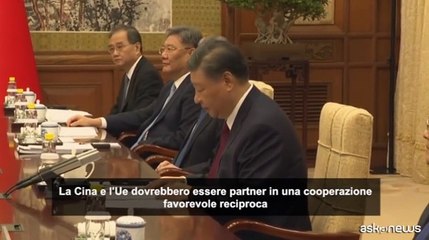 Xi Jinping: "Ue e Cina devono rispondere insieme alle sfide globali"