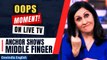 Viral: BBC News Anchor Maryam's Controversial Gesture on LIVE TV Faces Backlash | Oneindia News