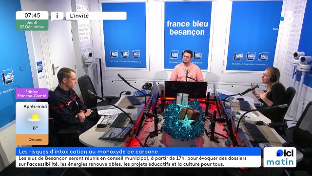 Monoxyde de carbone : un gaz invisible, inodore et mortel alerte le capitaine Jules Bévalot du SDIS du Doubs