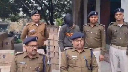 ब्रेकिंग: हजारों लीटर शराब से भरी ट्रक को पुलिस ने किया जब्त, चालक गिरफ्तार