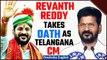 Congress Leader Revanth Reddy takes oath as Telangana Chief Minister at Hyderabad’s LB Stadium