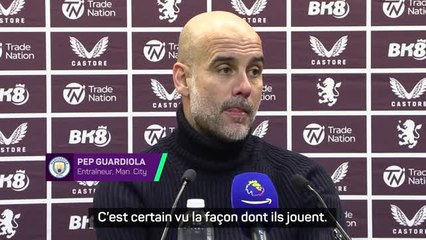 Man. City - Guardiola est "certain" qu'Aston Villa est un candidat pour le titre