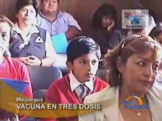 VACUNA EN TRES DOSIS PRIMAVERA MOQUEGUA
