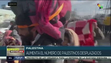 Más de 1.5 millones de palestinos se encuentran desplazados