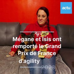 Mégane Harry et Isis ont remporté le Grand Prix de France d'agility 2023