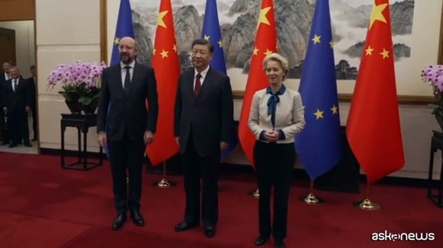 Summit Cina-Ue a Pechino, Xi a colloquio con Von der Leyen e Michel