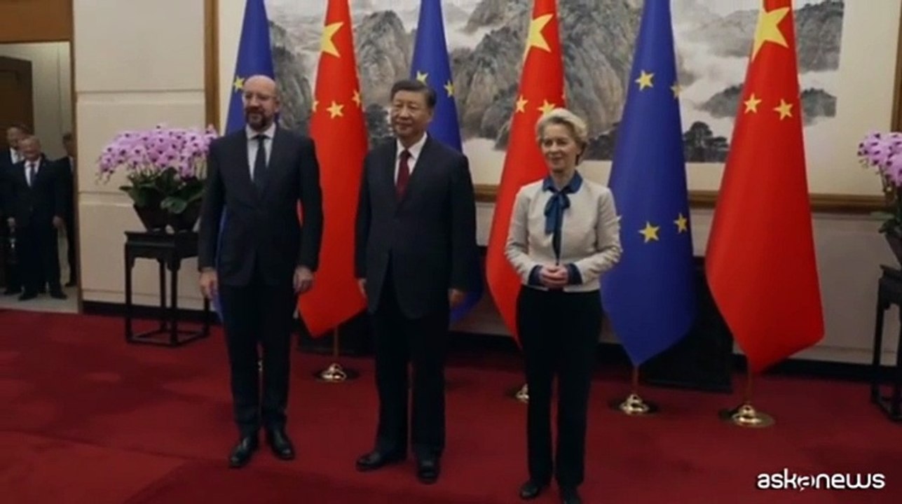 Summit Cina-Ue a Pechino, Xi a colloquio con Von der Leyen e Michel
