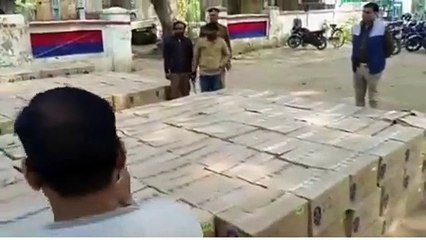 UPSTF ने फतेहपुर में पकड़ी 41 लाख की अवैध शराब, वीडियो वायरल