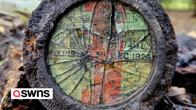 Metal detectorist unearths 100 year old car tax disc