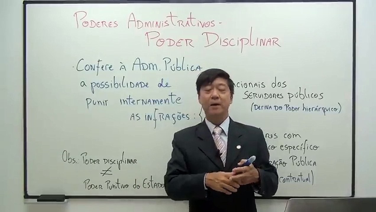 Aula 35 Poderes Administrativos - Poder Disciplinar - Direito Administrativo