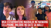 Mga estudyanteng nagbalik ng naiwang cellphone, inilibre ng date sa mall! | GMA Integrated Newsfeed