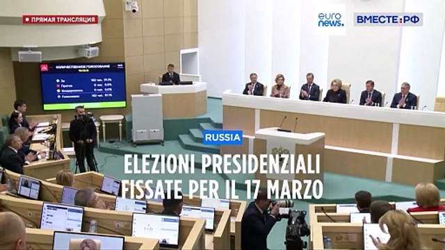 Russia, stabilita la data delle prossime elezioni presidenziali: Putin vicino al quinto mandato