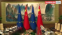 Çin Devlet Başkanı Xi Jinping, Avrupa Konseyi Başkanı ve Avrupa Komisyonu Başkanı ile bir araya geldi