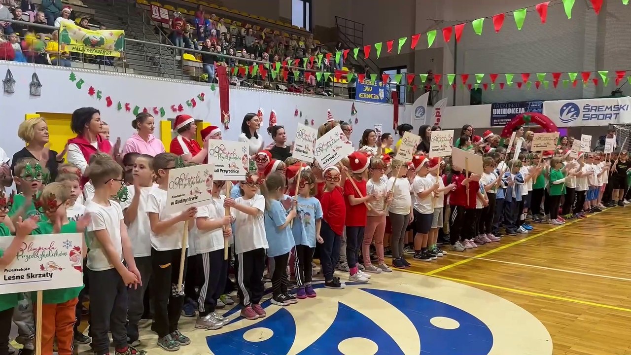 Zimowa Olimpiada Przedszkolaków w Śremie