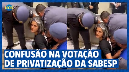 Confusão na votação de privatização da SABESP