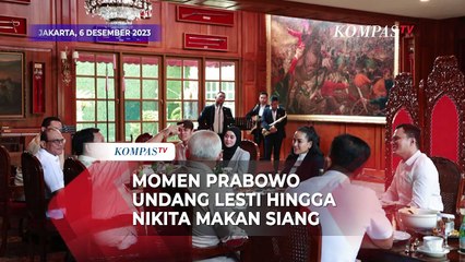 Momen Capres Prabowo Makan Siang Bareng Lesti Kejora dan Nikita Mirzani