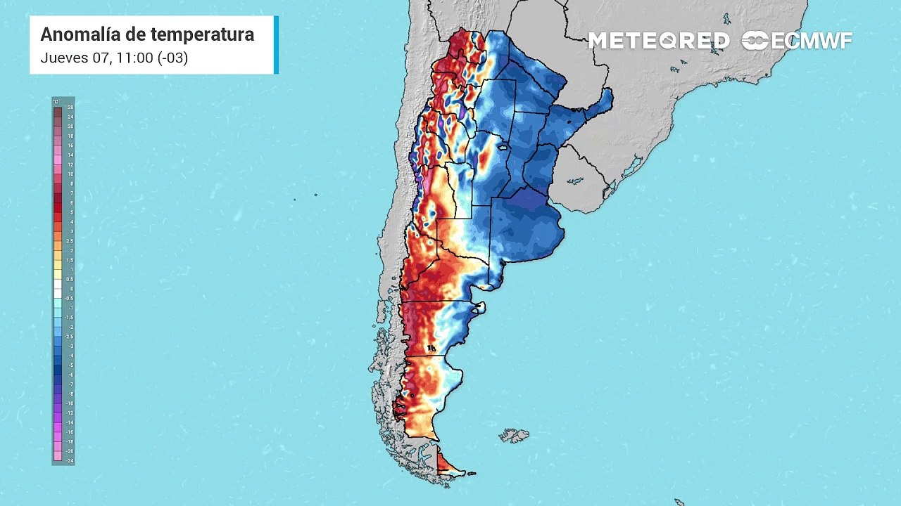 Anomalía de temperaturas