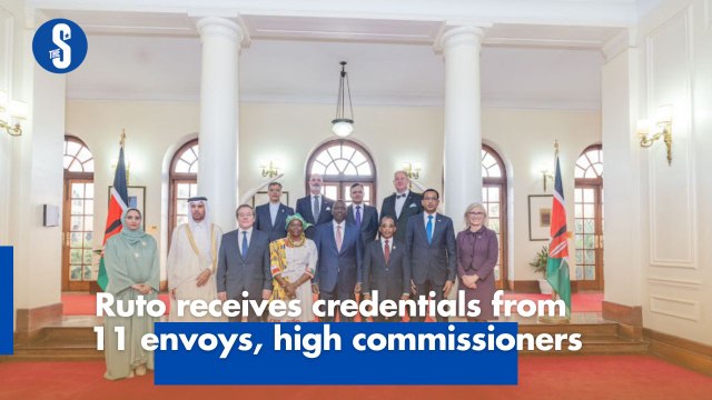 Ruto receives credentials from 11 envoys, high commissioners