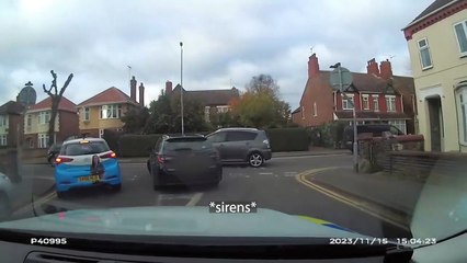 Police pursuit footage