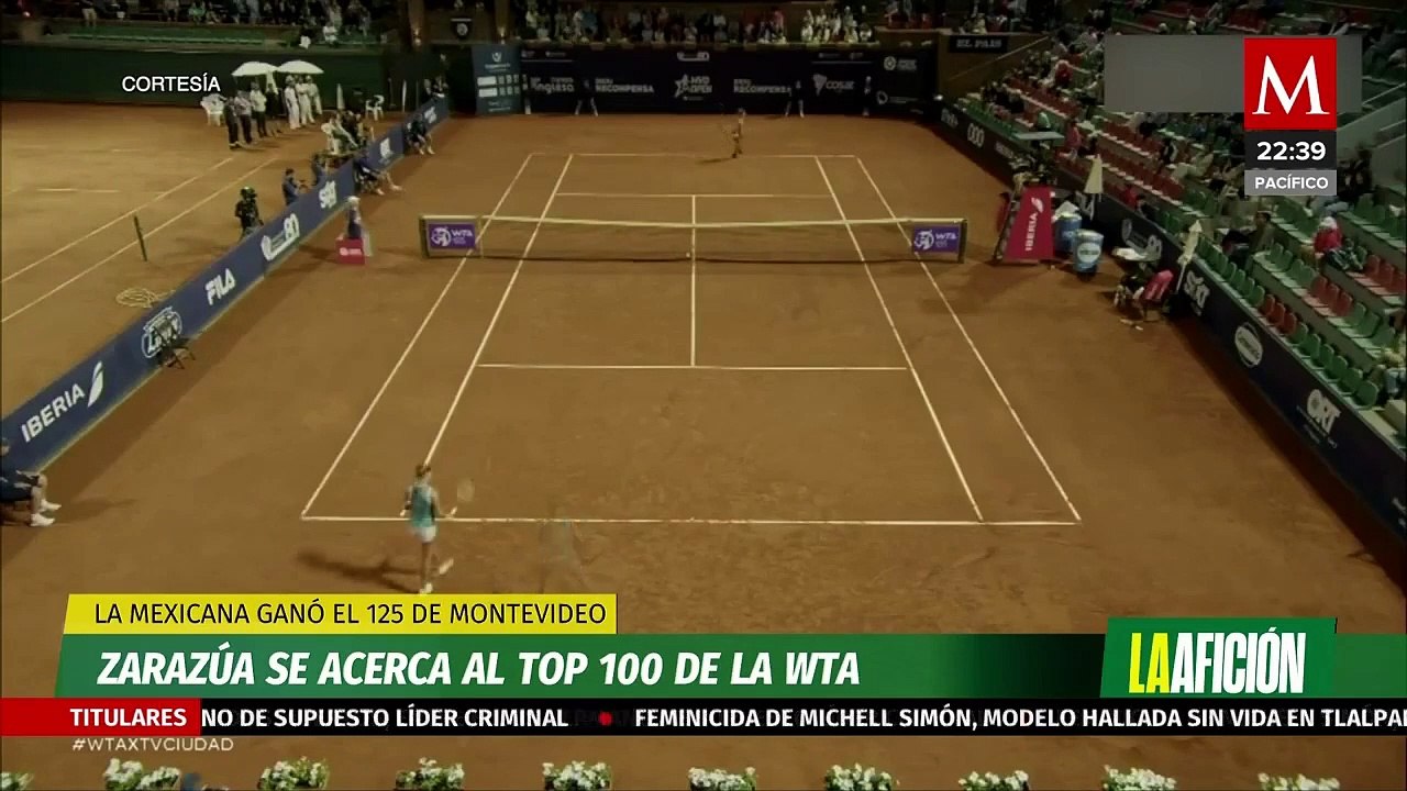 Renata Zarazúa está cerca de meterse al top 100 de la WTA