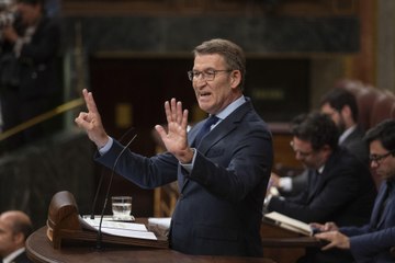 Feijóo ataca el PSOE: "És la sessió més decadent des del 23-F"