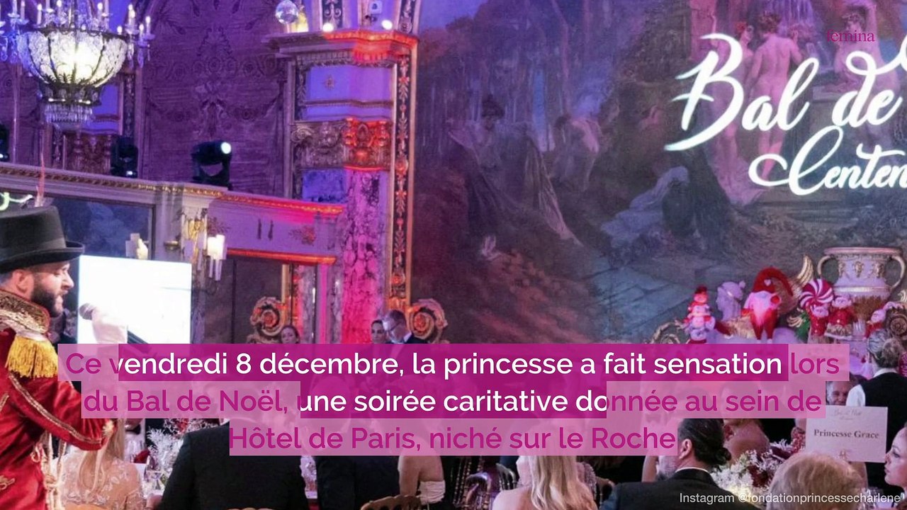 Charlene de Monaco, renversante : sa divine apparition en robe brillante au Bal de Noël